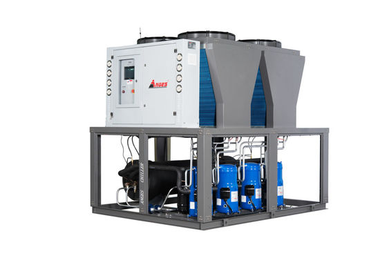 kaufen 40Tr luftgekühlter tragbarer Wasserkühler modularer Kühler 40 Tonnen luftgekühltes modulares Kühlersystem HVAC-Kühlwasserkühler online manufacture