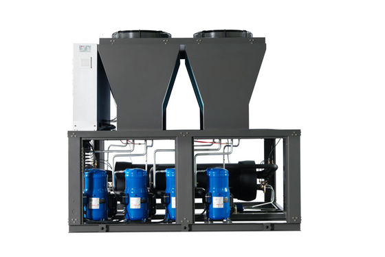 kaufen Kühler 50HP Industrieller luftgekühlter Wasserkühler 50Ton für Spritzgießmaschine Modularer luftgekühlter Scroll-Kühler online manufacture