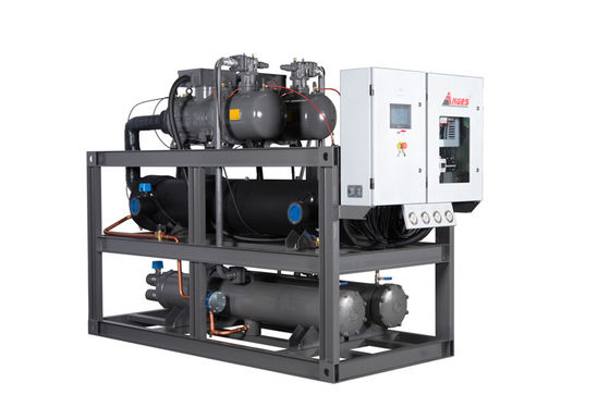 kaufen 480 Tonnen wassergekühlter Schraubenkühler 480HP Industrielle Wasserkühlermaschine online manufacture