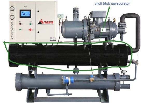 kaufen 240 PS Wassergekühlter Schraubenkühler ISO9001 Wasserschraubenkühler online manufacture