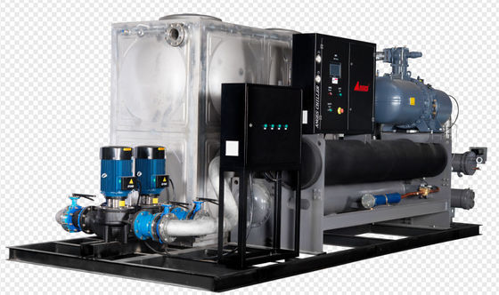 kaufen 40HP wassergekühlter Schraubkühler Industrieprozess-Wasserkühler für Druck und BOPP-Film-Laminationslinie online manufacture