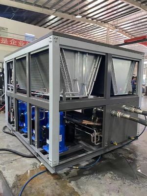 kaufen 345L Wasserbehälter 60 Tonnen Luftgekühlter Industriewasserkühler für Spritzgießmaschine 2700*2200*2050 online manufacture