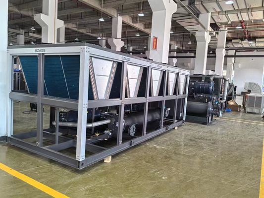 kaufen 150 PS Luftgekühlte Schraubchiller Industrieprozess-Wasserchiller für Mehrfachspritzgießmaschinen online manufacture