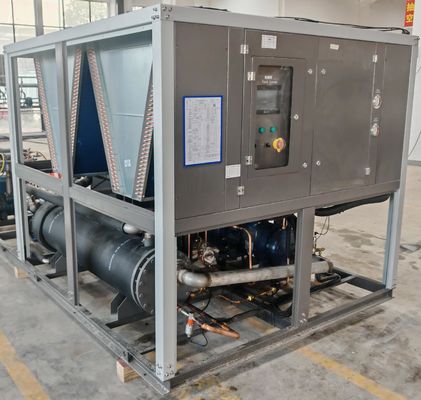 kaufen Annahme eines umweltfreundlichen Kältemittels zur Unterstützung der Abwärmerückgewinnung für die chemische Industrie und die Lithiumbatterienproduktion Energieeinsparung Luftgekühlter Kupferrohrkondensator mit R410A-Kältemittel online manufacture