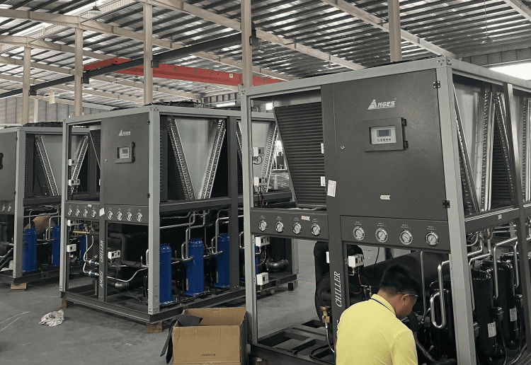 Luftgekühlter industrieller Wasserkühler für Verpackungsmaschine, 40TR Wassergekühlter industrieller Prozesskühler