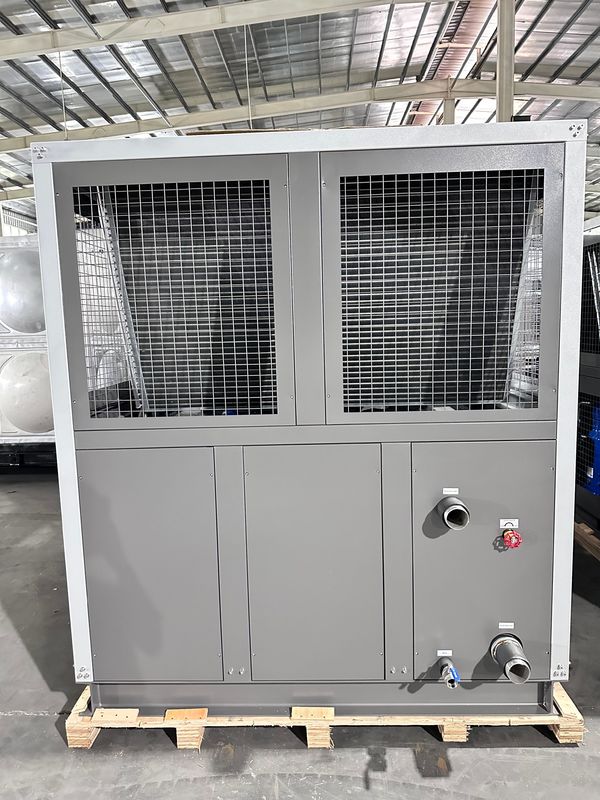 Fabrikzulieferung 60HP Luftgekühlter industrieller Wasserkühler 60 Tonnen Roll-Typ Glycol-Kühler mit vier Roll-Kompressoren