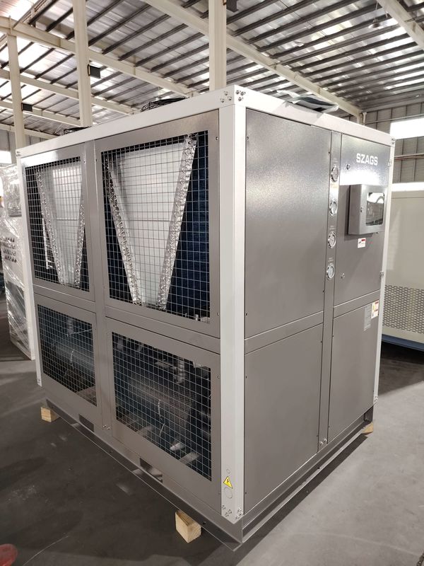 Luftgekühlter Wasserkühler mit 30 PS Industrie-Scroll-Typ 92 kW Glycol-Kühler Kühlsystem