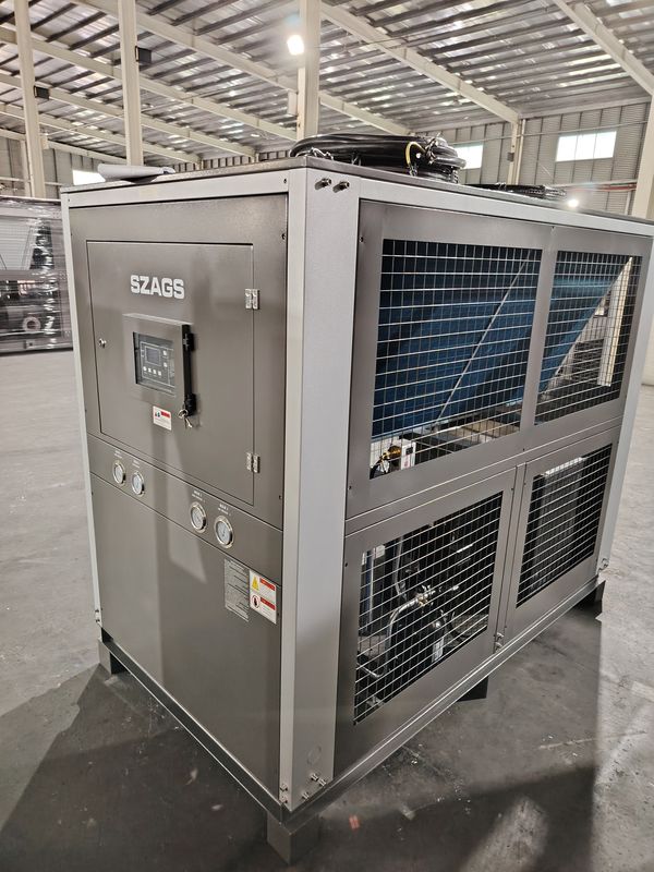 20 PS Glykol-Kühler 72 kW Industrie-Scroll-Wasser-Kühler mit Luftkühlung