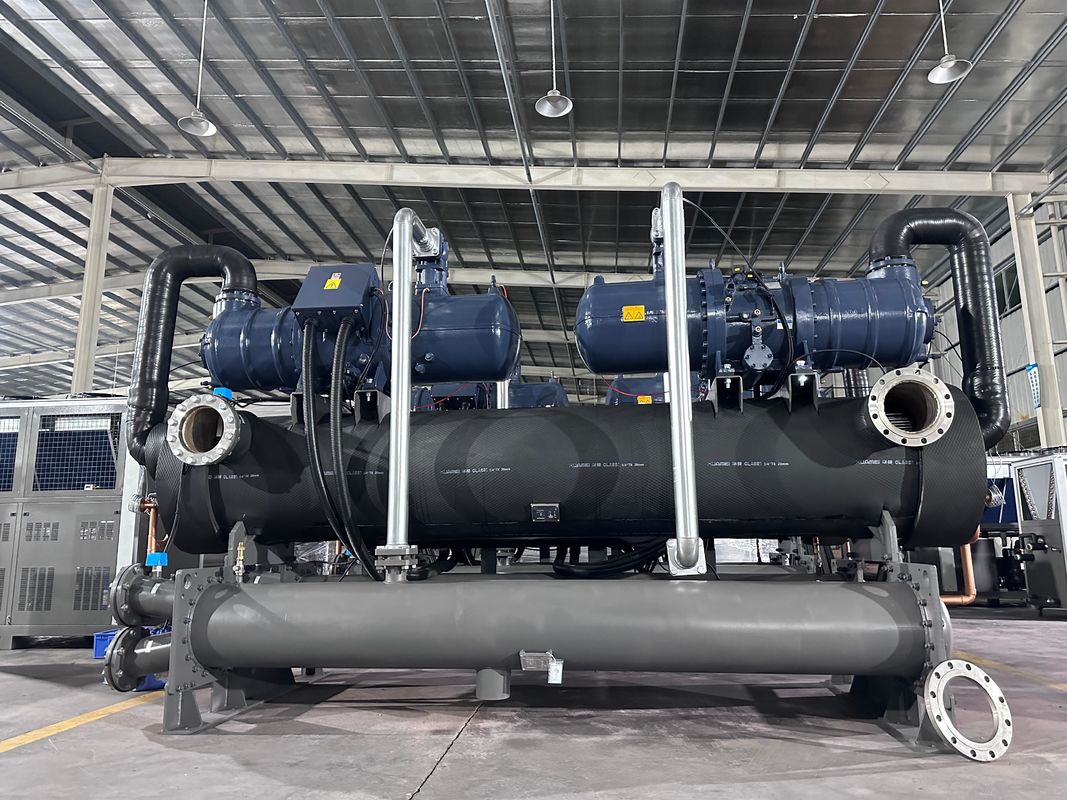 Industriewassergekühlter Schraubkühler mit 200 PS mit 2 Kompressoren