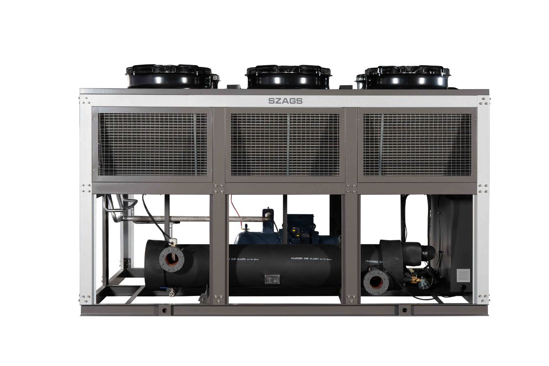 Luftgekühlter Schraubkompressor Chiller Industriechemie-Kühler 60 Tonnen Luftkühlmaschine für 10 Einheiten Spritzgießmaschine.