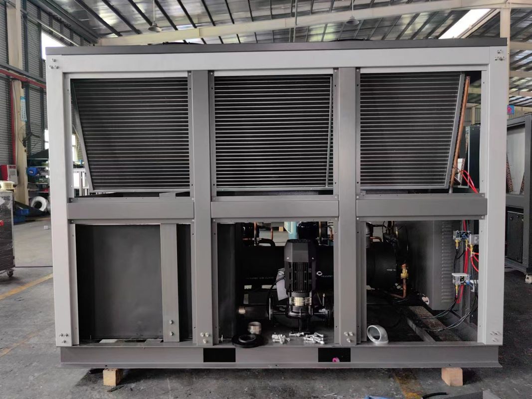 Luftgekühlter Industriewasserkühler mit 50 Tonnen und vier Kompressoren für Spritzgießmaschine