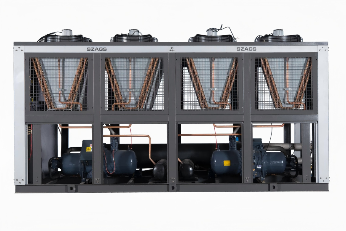 150-PS-Luftgekühlter Schraubkühler hocheffiziente industrielle Kühlung für Kunststoff-Extrusionsleitungen