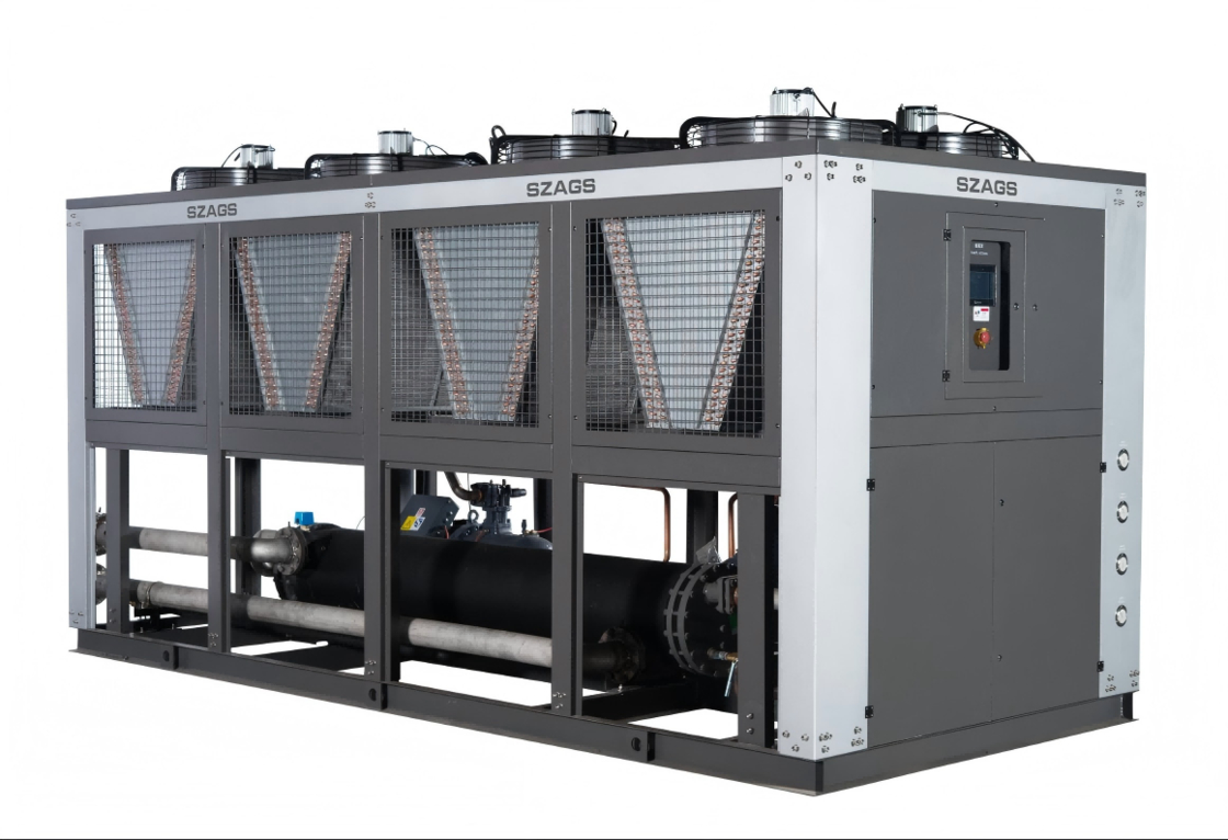 150-PS-Luftgekühlter Schraubkühler hocheffiziente industrielle Kühlung für Kunststoff-Extrusionsleitungen